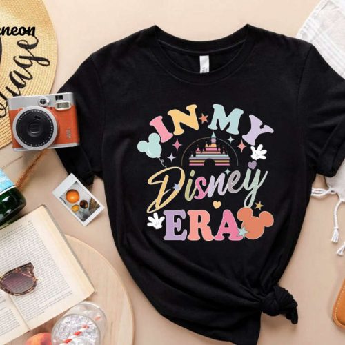 Colorful Disney Trip Shirt Bella Canvas® In My Disney Era Disney Aesthetic & Family Shirt