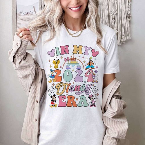 Colorful Disney Vacay Shirt – In My Disneyland Era Disneyworld Family Trip 2024 Disneyland Aesthetic & Eras Tour Shirt