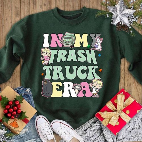 In My Trash Truck Era Shirt | Vintage Trash Truck shirt | Cute Trash Truck Family Shirt | Matching Birthday Tee | Trash Truck Party