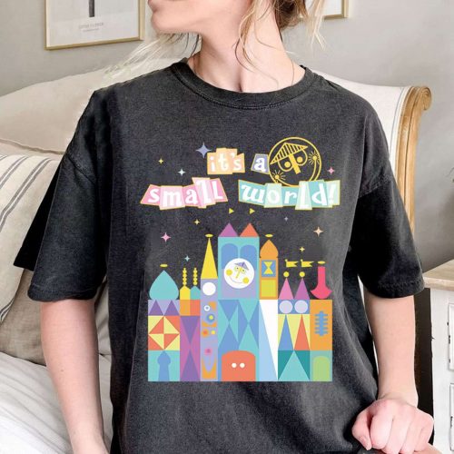 Small World Parks Ride Shirt Disneyland Jersey Magic Kingdom Pastel Disneyland Shirt