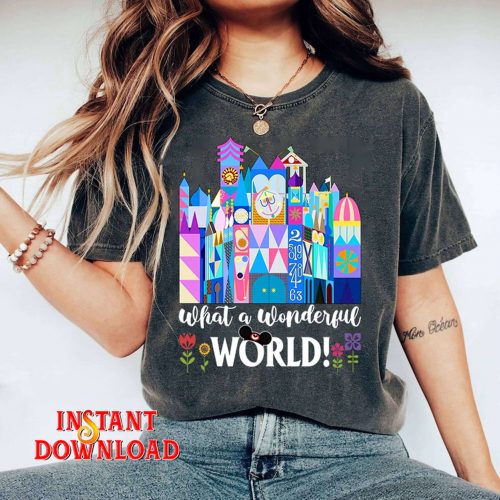 It’s a Small World Png, Disneyland Png, Disneyland Small World Png, Many Languages T-shirt, Magic Kingdom Png