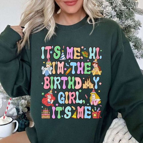 Disneyland Princess Birthday Shirt – It s Me the Birthday Princess! Perfect Family & Kids Birthday Girl Shirt