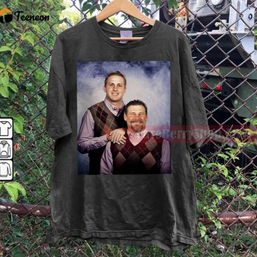 Vintage 90s Jared Goff Dan Campbell Football Shirt – Game Day Graphic Tee