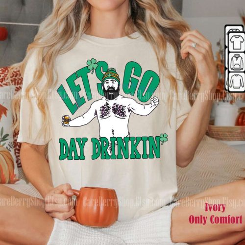 Jason Kelce Day Drinkin Sweatshirt: Funny Touchdown Tshirt