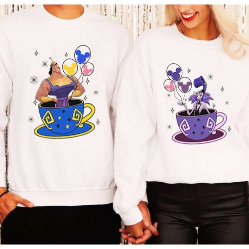 Disneyland Villain Shirt: Kronk and Yzma Couple Emperor s New Groove Kuzco Valentine Couple