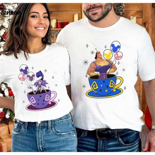 Disneyland Villain Shirt: Kronk and Yzma Couple Emperor s New Groove Kuzco Valentine Couple