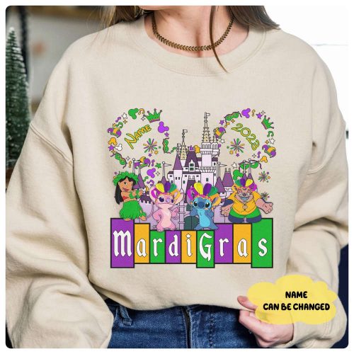 Lilo and Stitch Mardi Gras 2024 Shirt: Fat Tuesday Disneyland Custom WDW Family Trip Magic Kingdom