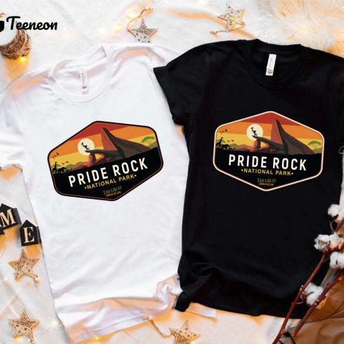 Disney Lion King T-Shirt: Unisex Pride Rock Park Gift – Animal Kingdom Simba Shirt