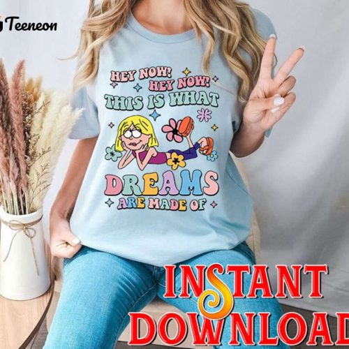 Lizzie McGuire PNG File Dreams Made of Lizzie McGuire Instant DownloadCO Y2K Sweatshirt