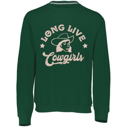 Stylish Long Live Cowgirls Fleece Crewneck Sweatshirt – Comfy & Trendy Outerwear