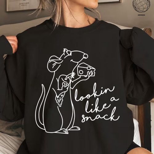 Lookin Like A Snack Remi Shirt: Disney Family Shirts & Ratatouille Shirt for Women – Remy Shirt & Disney Sidekick Shirts