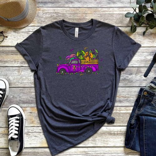 Mardi Gras T-Shirt: Festival & Carnival Shirt for Women Funny Party Shirt Girls Party Attire Fat Tuesday Costume