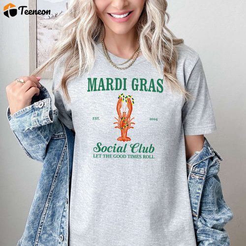 Mardi Gras T-Shirt: Funny Carnival Tee for Fat Tuesday Party & Social Clubs in New Orleans – Beads Hilarity & Fun!