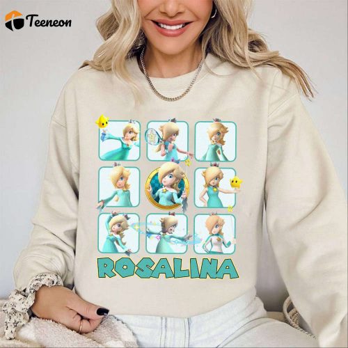 Super Mario Princess Rosalina Shirt Women s Tshirt for Mario Fans