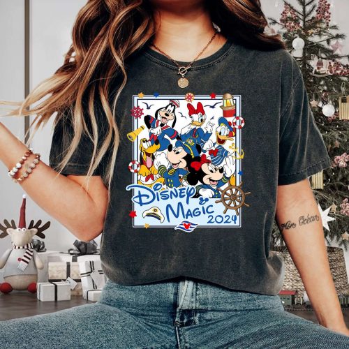 2024 Mickey & Friends Disneyland Cruise Line Shirt – Magical Family Tee