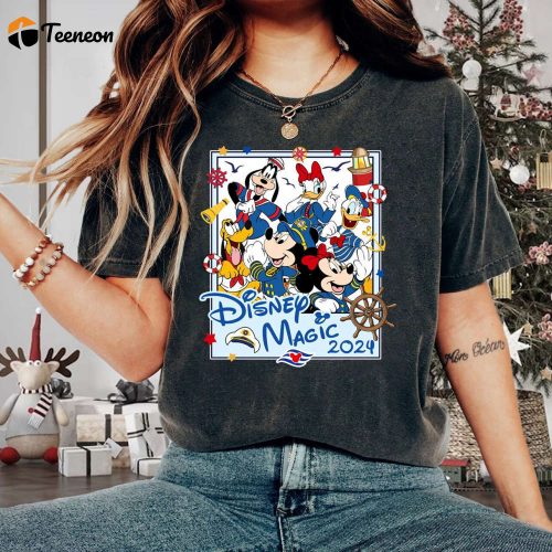 Mickey & Friends Disneyland Cruise 2024 Shirt: Wish Dream Fantasy Magic Tee for Family Group