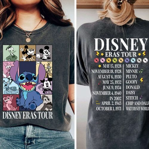 Disneyland Mickey & Friends Eras Tour Shirt – Stitch Tee Concert Music