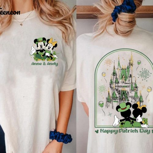 Mickey & Friends St Patrick s Day Shirt: Lucky Disneyland Tees