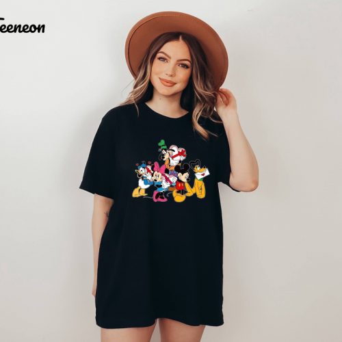 Disney Mickey and Friends Shirt Collection: Get your Disneyworld Sweatshirt Pluto Goofy Donald Duck Daisy & Valentines Day Shirt – Show Your Love with our Adorable Love Sweatshirt!