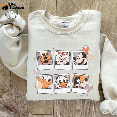 Mickey and Friends Vintage Retro Shirt: Disney Disneyland Disney World – Perfect Matching Family Disney Shirt!