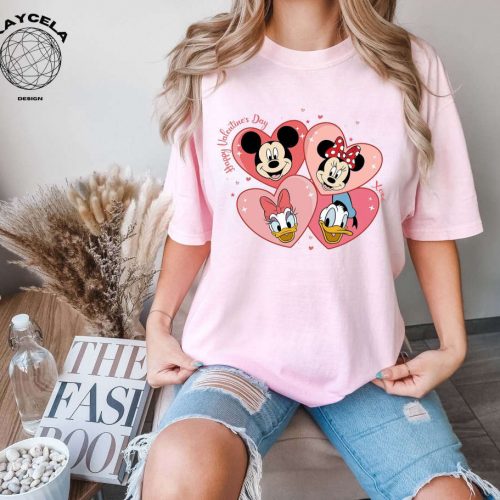 Spread Love with Mickey and Friends: Valentine Shirt & Sweatshirt Collection by Disney