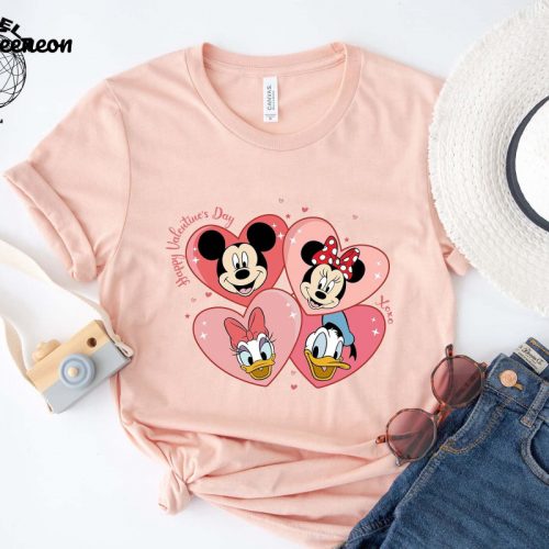 Spread Love with Mickey and Friends: Valentine Shirt & Sweatshirt Collection by Disney