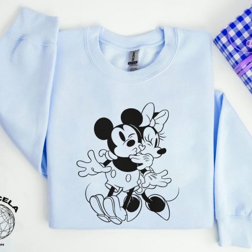 Magical Mickey and Minnie Mouse Valentine Couple Shirts – Perfect Disney Disneyland and Disney World Shirt for Matching Family Fun!