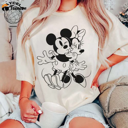 Magical Mickey and Minnie Mouse Valentine Couple Shirts – Perfect Disney Disneyland and Disney World Shirt for Matching Family Fun!