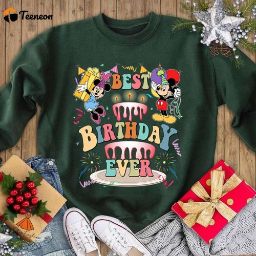 Disneyland Birthday Shirt: Mickey Minnie WDW Family Gift – Best Birthday Ever Birthday Boy & Girl