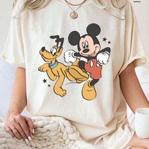 Magical Mickey Mouse and Friends T-Shirt: Disney Vacation & Matching Shirt for Mouse Family Pluto & Kids