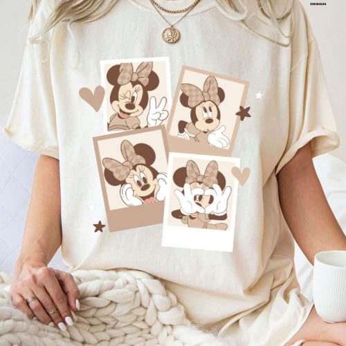 Stylish Minnie Vintage Shirt: Disney Ear Shirt for Women Cute Disney Matching Shirts