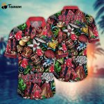 MLB Boston Red Sox Hawaiian Shirt Flower Strike A Style Statement For Fans