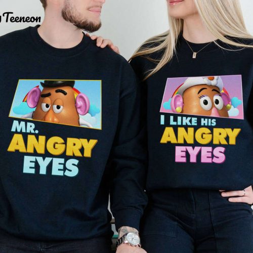 Disneyland Couple Shirts: Mr & Mrs Potato Toy Story His and Her Valentine s Day Tees