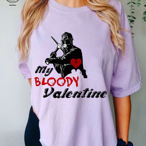 Spooky Valentine s Shirt: My Bloody Valentine Horror Characters – Perfect Matching Gift For Her! Funny Valentines Tee