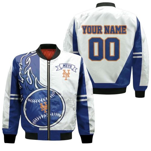 New York Mets Personalized Bomber Jacket  – Gift for Men Women