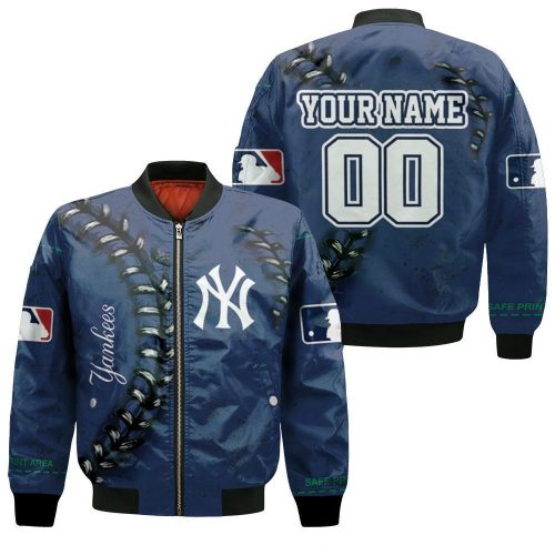 New York Yankees Baseball Sewing Pattern Personalized Bomber Jacket  – Gift for Men Women