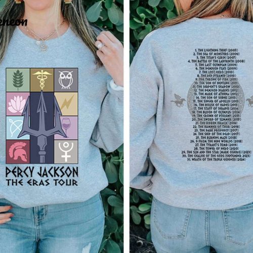 Percy Jackson Eras Tour Shirt: Rick Riordan Bookish Shirts Greek Mythology Camp Half Blood Booktok Gift