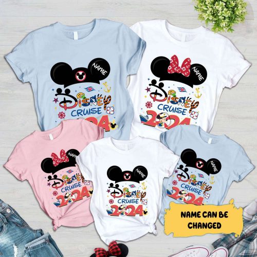 2024 Personalized Cruise Family Shirts – Disneyland Group Matching Wish Fantasy Dream Magic Wonder