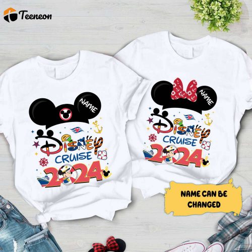 2024 Personalized Cruise Family Shirts – Disneyland Group Matching Wish Fantasy Dream Magic Wonder