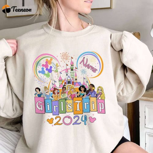 Disneyland Princess Castle Shirt Girl Vacation 2024 Best Friends Group