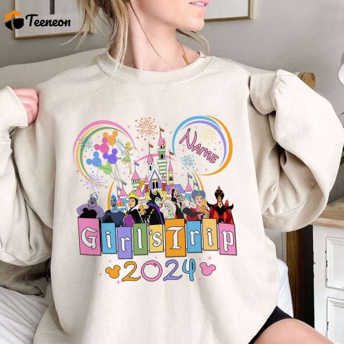 Disneyland Villains Princess Castle Shirt Girls Trip 2024 Best Friends Group Shirt