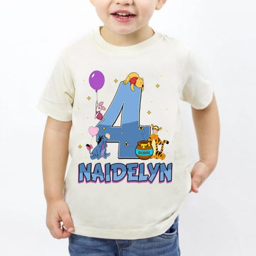 Personalized Eeyore Birthday Shirt – Winnie The Pooh Family Matching Birthday Girl Boy Family Birthday Party Theme