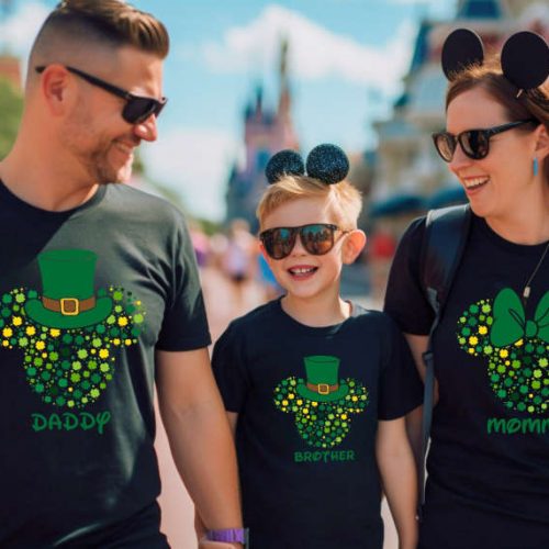 Get Festive with Personalized Patrick s Day Shirts & Custom Disney Tees! Shop Irish Mom Mickey Mouse Minnie Mouse & More