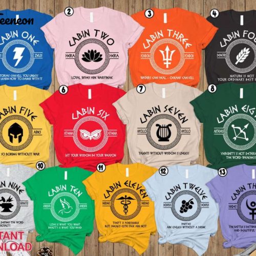 Personalized Percy Jackson Camp Half Blood Shirt – Book Lover Gift