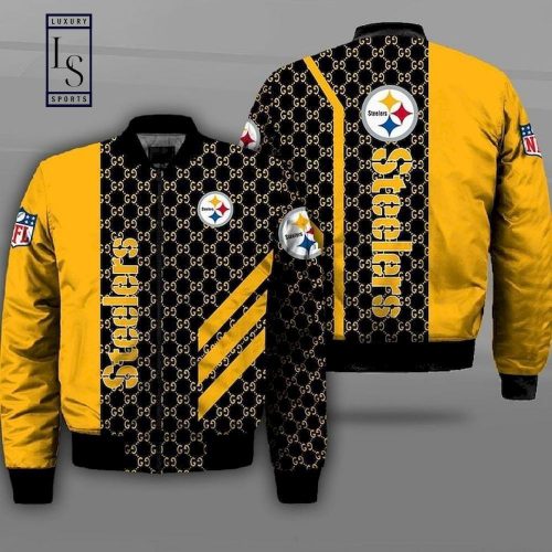 Pittsburgh Steelers Bomber Jacket  – Gift for Men Women