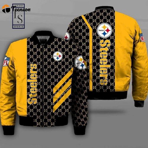 Pittsburgh Steelers Bomber Jacket  – Gift for Men Women