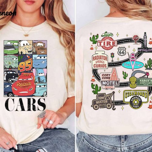 Shop Pixar CARS Eras Tour Shirt & Radiator Springs Disneyland Family Shirts