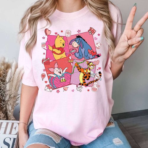 Disneyland Valentines Day Shirt – Pooh & Friends Winnie The Pooh – Cute Valentines Gift