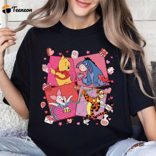 Disneyland Valentines Day Shirt – Pooh & Friends Winnie The Pooh – Cute Valentines Gift