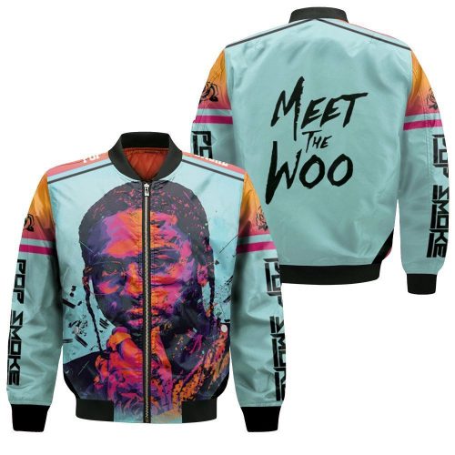 Pop Smoke Legend Rap Hip Hop Pop Bomber Jacket  – Gift for Men Women